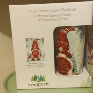 Evergreen Coffee mug and puzzle